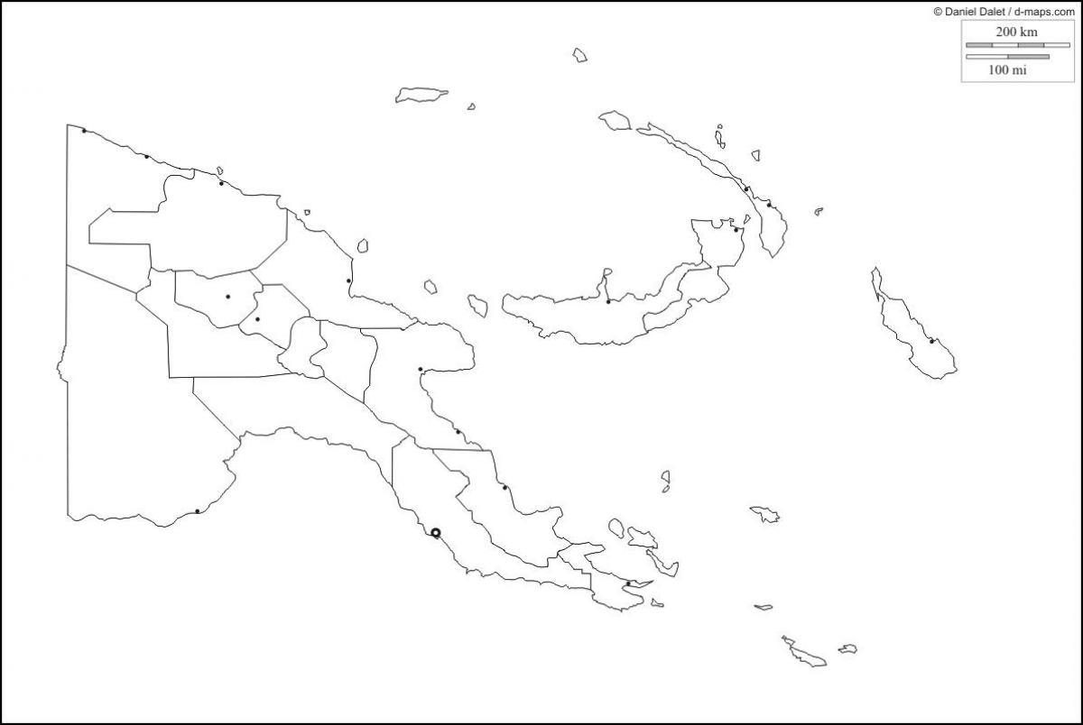 kaart paapua uus-guinea kaart ülevaade